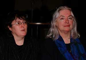 Carol Ann Duffy (left) and Gillian Clarke (right), Photo: O Jaquest, 12k